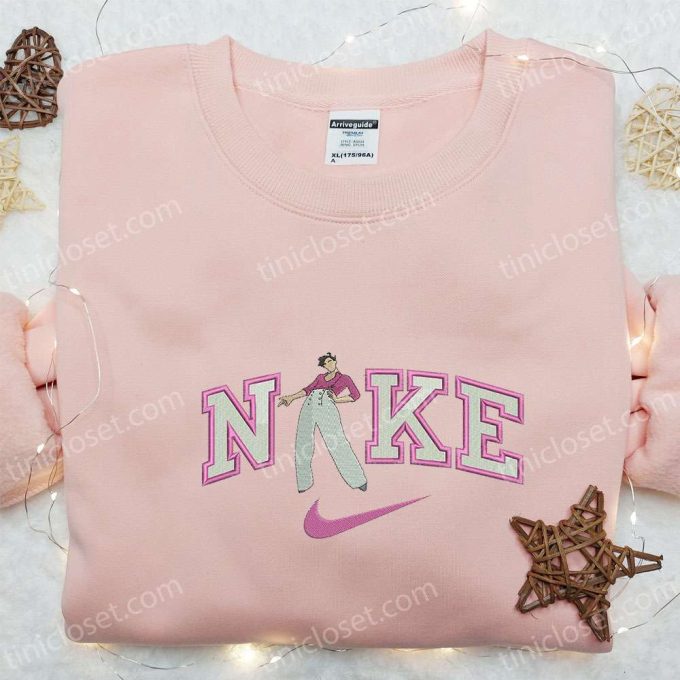 Harry Styles x Nike Celebrity Embroidered Tshirt: Best Gift for Family