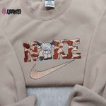 Highland Cow Nike Embroidered Shirt – Trendy Sweatshirt with Custom Nike Style