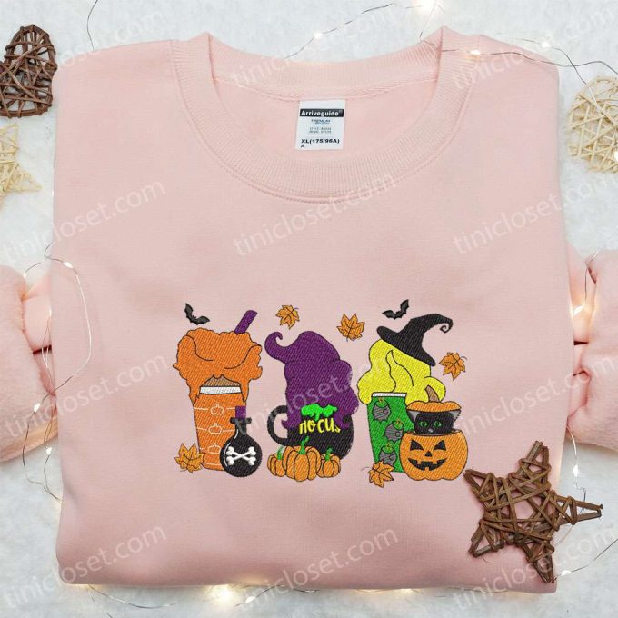 Hocus Pocus Fall Coffee Shirt & Halloween Sweatshirt: Perfect Gifts for Halloween Lovers!