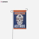 Houston Astros Day of the Dead Garden Flag – House Flag Home Decor Gift – House Flag Home Decor Gift