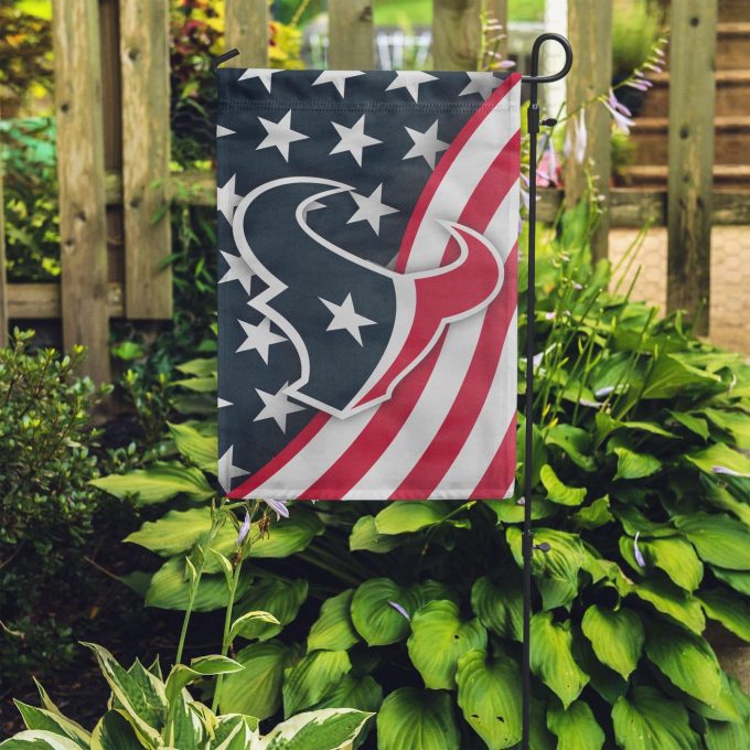 Houston Texans Americana Garden Flag – House Flag Home Decor Gift – House Flag Home Decor Gift