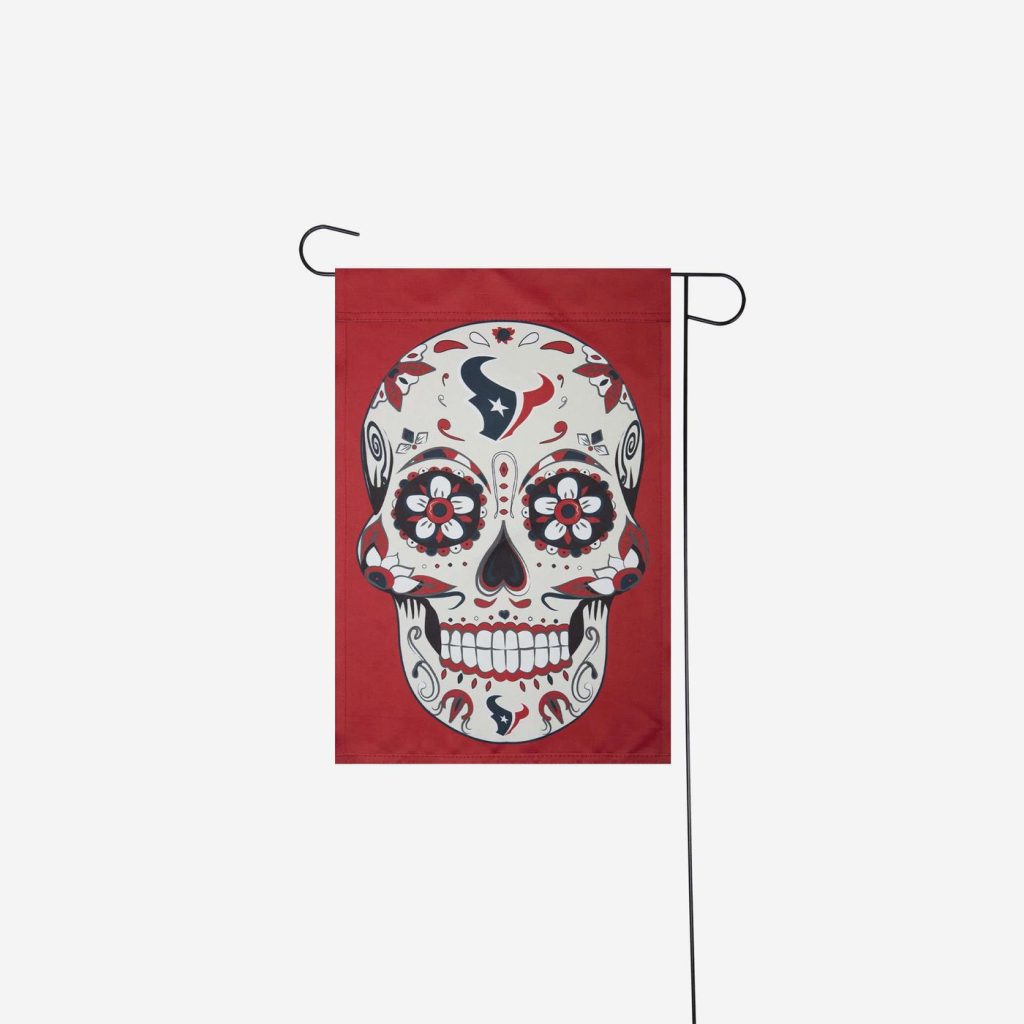 Houston Texans Day of the Dead Garden Flag – House Flag Home Decor Gift – House Flag Home Decor Gift