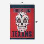 Houston Texans Day of the Dead Garden Flag – House Flag Home Decor Gift – House Flag Home Decor Gift