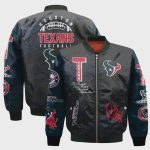 Houston Texans National Football League Pattern Bomber Jacket V13