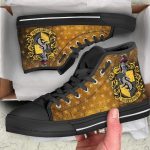 Hufflepuff High Top Shoes Custom For Fans Harry Potter