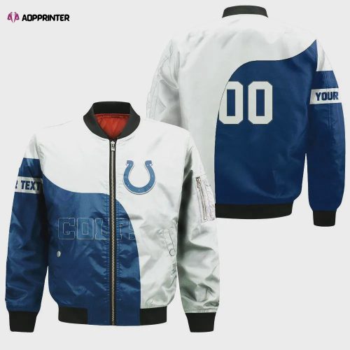 Indianapolis Colts 2X Super Bowl Champions Design Bomber Jacket