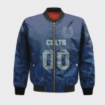 Indianapolis Colts Bomber Jacket 3D Printed Team Logo Custom Number