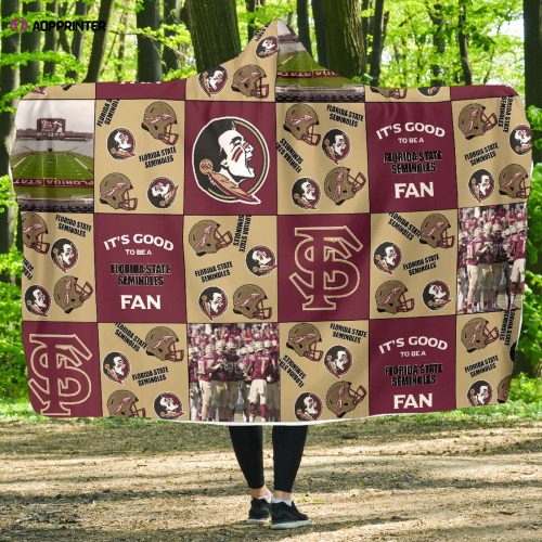 Florida State Seminoles Fan Hooded Blanket – Perfect Gift for Men & Women