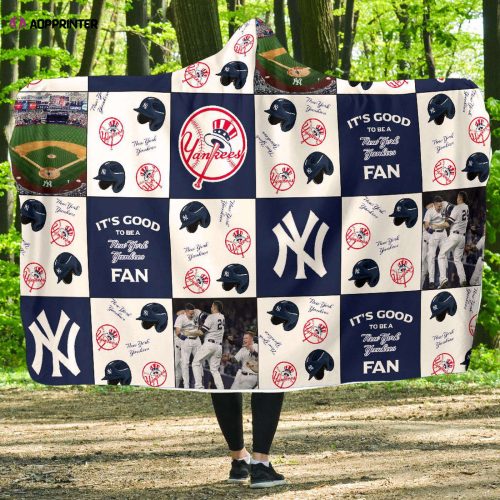 New York Yankees Fan Gift: Full Printing Hooded Blanket for Men & Women – A Must-Have!