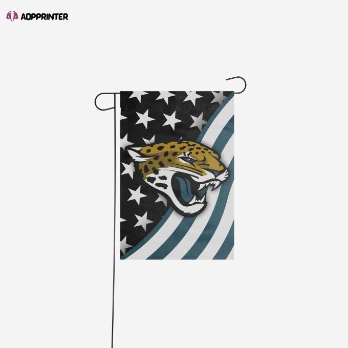 Jacksonville Jaguars Americana Garden Flag – House Flag Home Decor Gift – House Flag Home Decor Gift