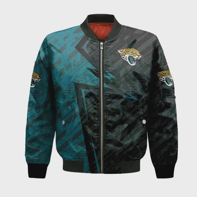 Jacksonville Jaguars Bomber Jacket 3D Printed Abstract Pattern Sport