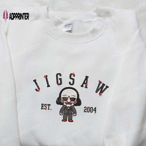 Spooky Michael Myers Embroidered Hoodie: Horror Characters Sweatshirt Perfect Halloween Gift