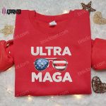 Make America Great Again: Biden & Trump Embroidered Shirt & Sweatshirt – Hot Political Topics T-shirt