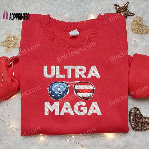 Get Your Free Trump 2024 Embroidered Hoodie & Sweatshirt – Hot Political Topics Embroidered T-shirt