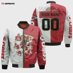 Kansas City Chief Great Players Customized Pattern Bomber Jacket