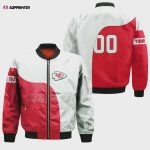 Kansas City Chiefs Bomber Jacket 3D Printed Curve Style Custom Text And Number