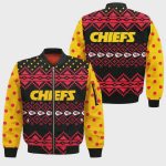 Kansas City Chiefs Christmas Pattern Bomber Jacket