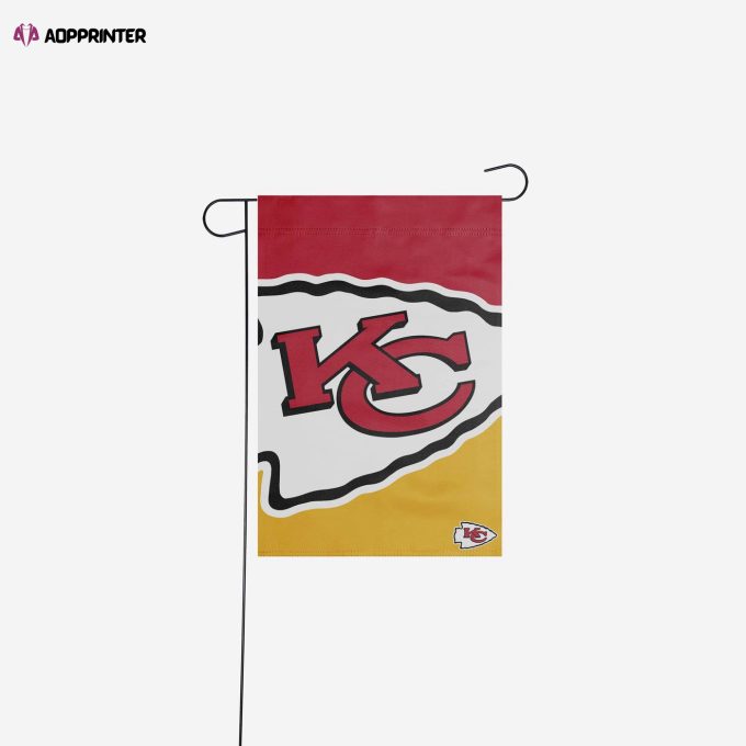 Kansas City Chiefs Colorblock Helmet Garden Flag – House Flag Home Decor Gift – House Flag Home Decor Gift