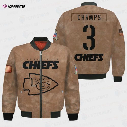 Kansas City Chiefs – National Football League AOP Bomber Jacket V4