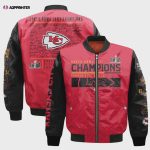 Kansas City Chiefs National Football League 2024 Champions Bomber Jacket V18