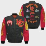 Kansas City Chiefs National Football League 2024 Design Bomber Jacket SFAT V25