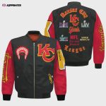 Kansas City Chiefs National Football League 2024 Design Bomber Jacket SFAT V25