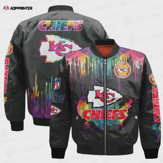 Kansas City Chiefs – National Football League AOP Bomber Jacket V3