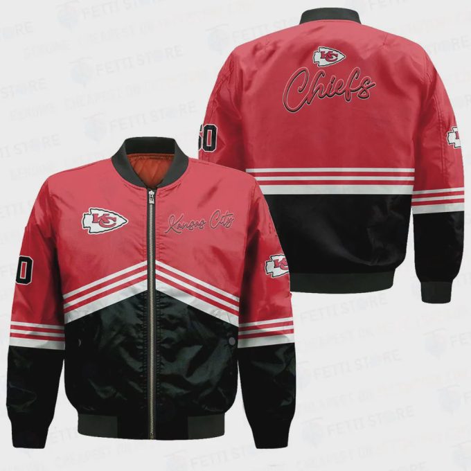 Kansas City Chiefs – National Football League AOP Bomber Jacket V4