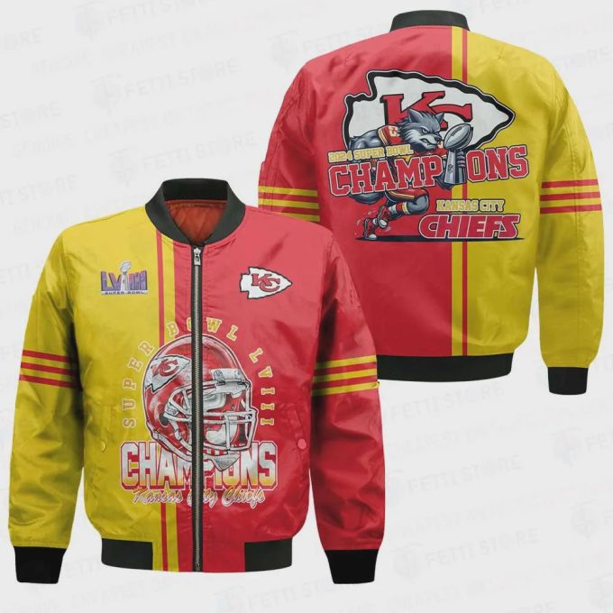 Kansas City Chiefs National Football League Bomber Jacket STM V12