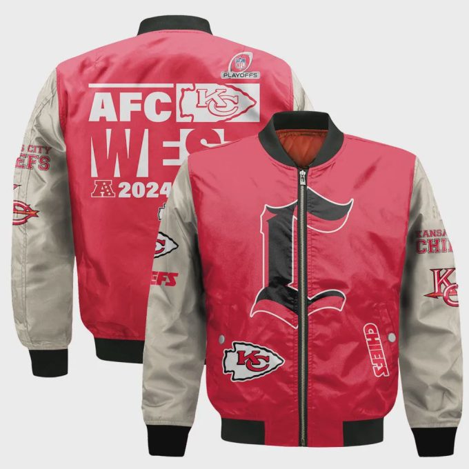 Kansas City Chiefs National Football League Bomber Jacket STM V6