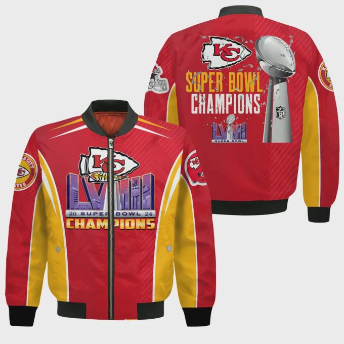 Kansas City Chiefs National Football League Bomber Jacket STM V9