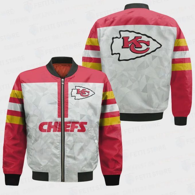 Kansas City Chiefs NFL 2023 Starter Thursday Night Gridiron Raglan Unisex Bomber Jacket V6