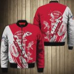 Kansas City Chiefs Players Pattern Bomber Jacket – Red