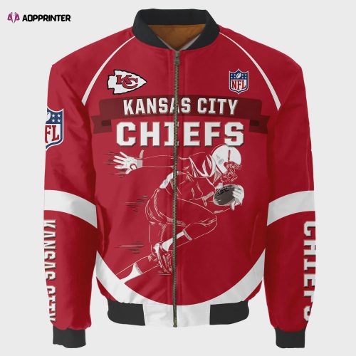 Kansas City Chiefs Super Bowl LVI Champions Running Man Bomber Jacket