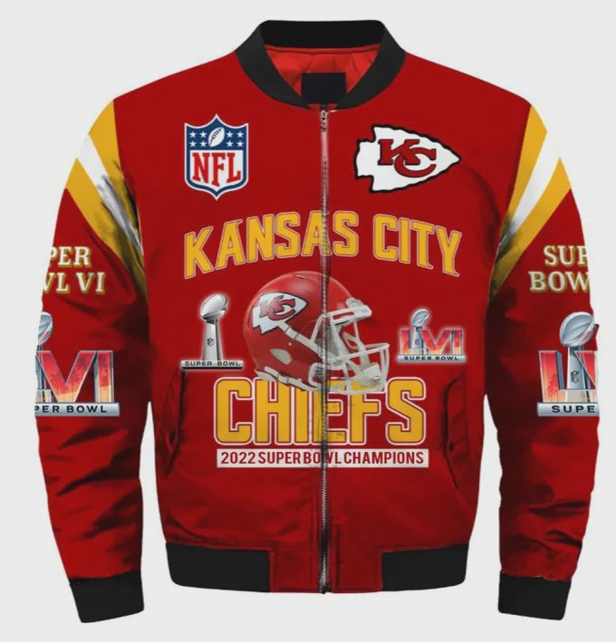 Kansas City Chiefs Super Bowl LVI Champions Red Special Bomber Jacket