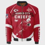 Kansas City Chiefs Super Bowl LVI Champions Running Man Bomber Jacket