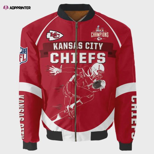 Kansas City Chiefs Super Bowl Champions Bomber Jacket – Red White