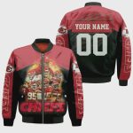 Kansas City Chiefs Team 3D Customized Pattern Bomber Jacket