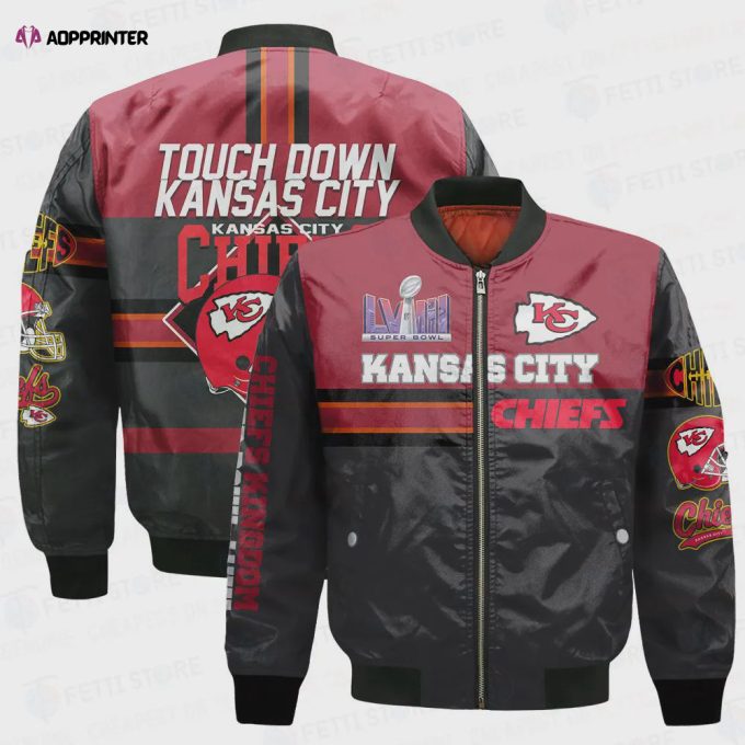 Kansas City Chiefs Touch Down 3D Bomber Jacket