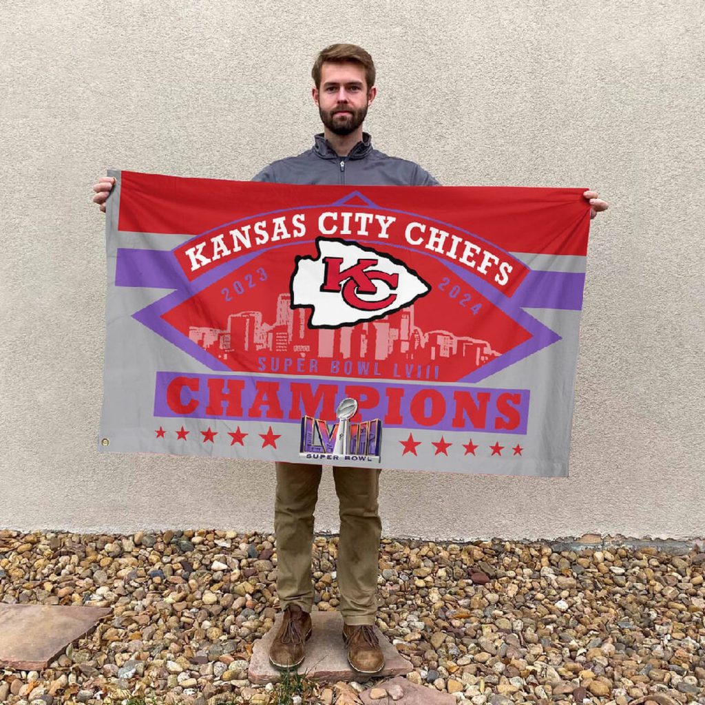 Kansas City ChiefsD House Flag – HUANNM