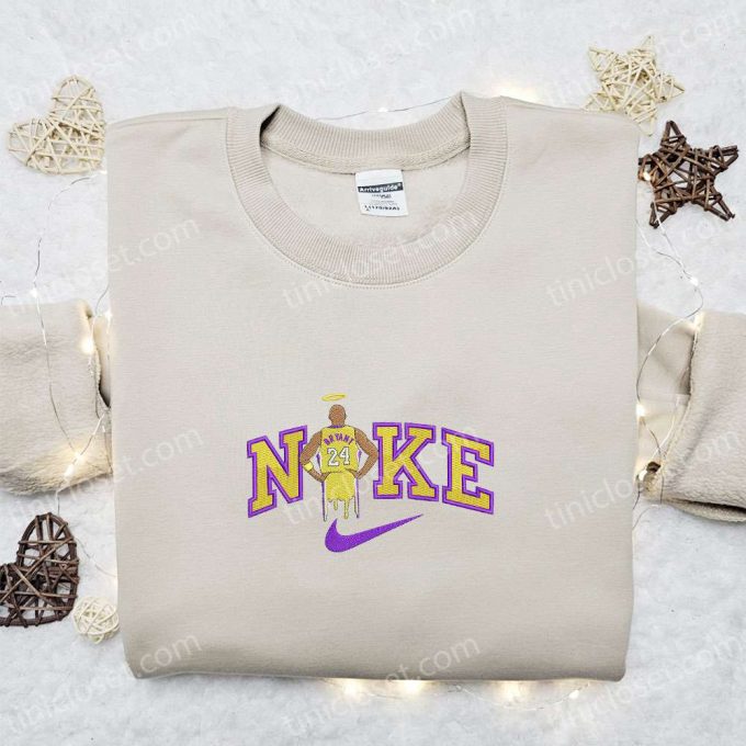 Kobe Bryant x Nike Embroidered Shirt NBA Sports Hoodie Celebrity T-Shirt