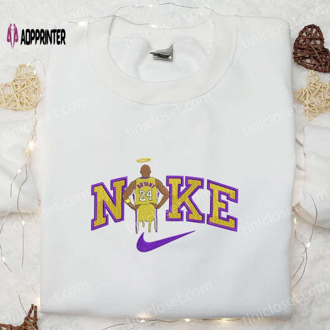 Kobe Bryant x Nike Embroidered Shirt NBA Sports Hoodie Celebrity T-Shirt