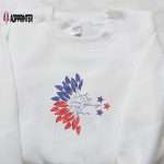 Land of the Free Embroidered Shirt – Best Patriotic Shirts and National Day Gifts