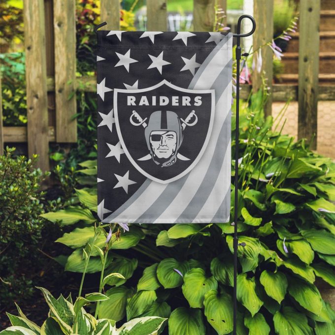 Las Vegas Raiders Americana Garden Flag – House Flag Home Decor Gift – House Flag Home Decor Gift