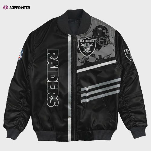 Las Vegas Raiders Bomber Jacket 3D Printed Personalized Football For Fan