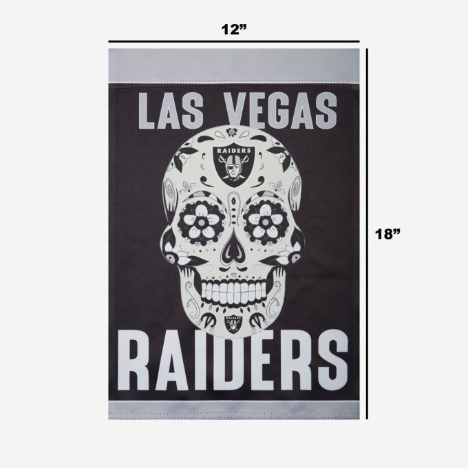 Las Vegas Raiders Day of the Dead Garden Flag – House Flag Home Decor Gift – House Flag Home Decor Gift