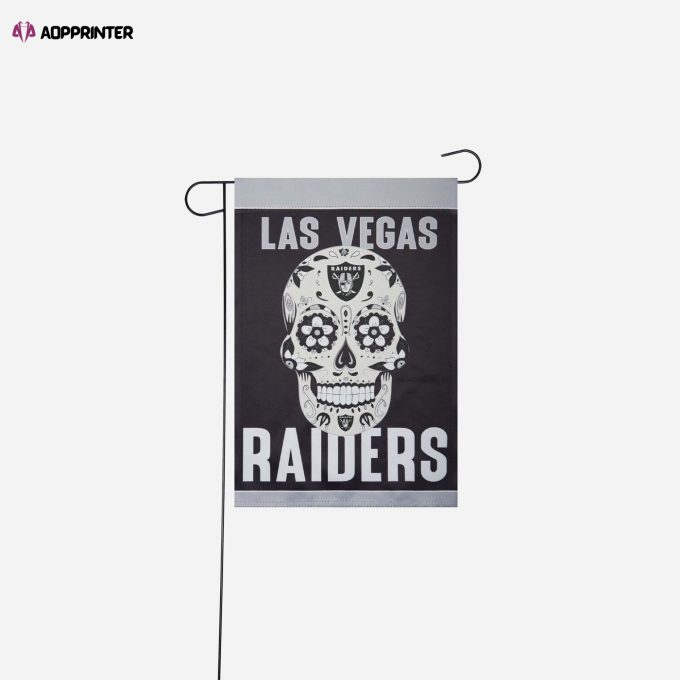 Las Vegas Raiders Day of the Dead Garden Flag – House Flag Home Decor Gift – House Flag Home Decor Gift