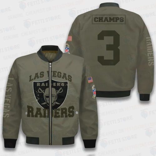 Las Vegas Raiders – National Football League 2023 Unisex AOP Bomber Jacket V2