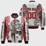 Lavonte David #54 Tampa Bay Buccaneers Customized Pattern Bomber Jacket