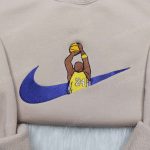 LeBron James Nike Embroidered Shirt & Lakers Hoodie: NBA Fan Gear